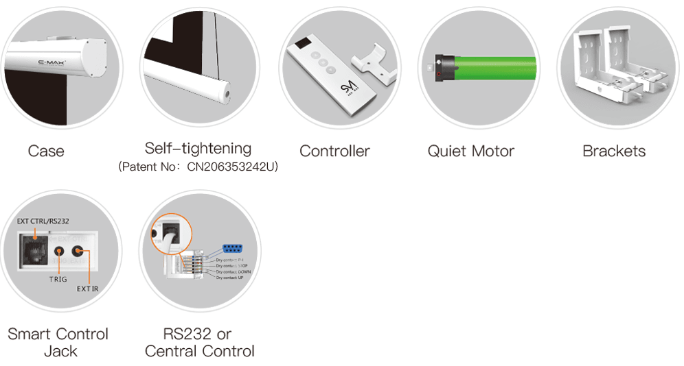 Màn chiếu Seemax SQETSW200HHD 200 Inch (16:9) Intelligent 2 1 5