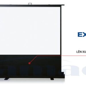 Màn chiếu để sàn EXZEN 100inch di động, nhỏ gọn man chieu de san exzen zamaco 3
