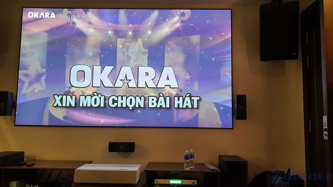 may chieu laser 4k Optoma CinemaX P2 Man quang hoc Seemax 120in 05