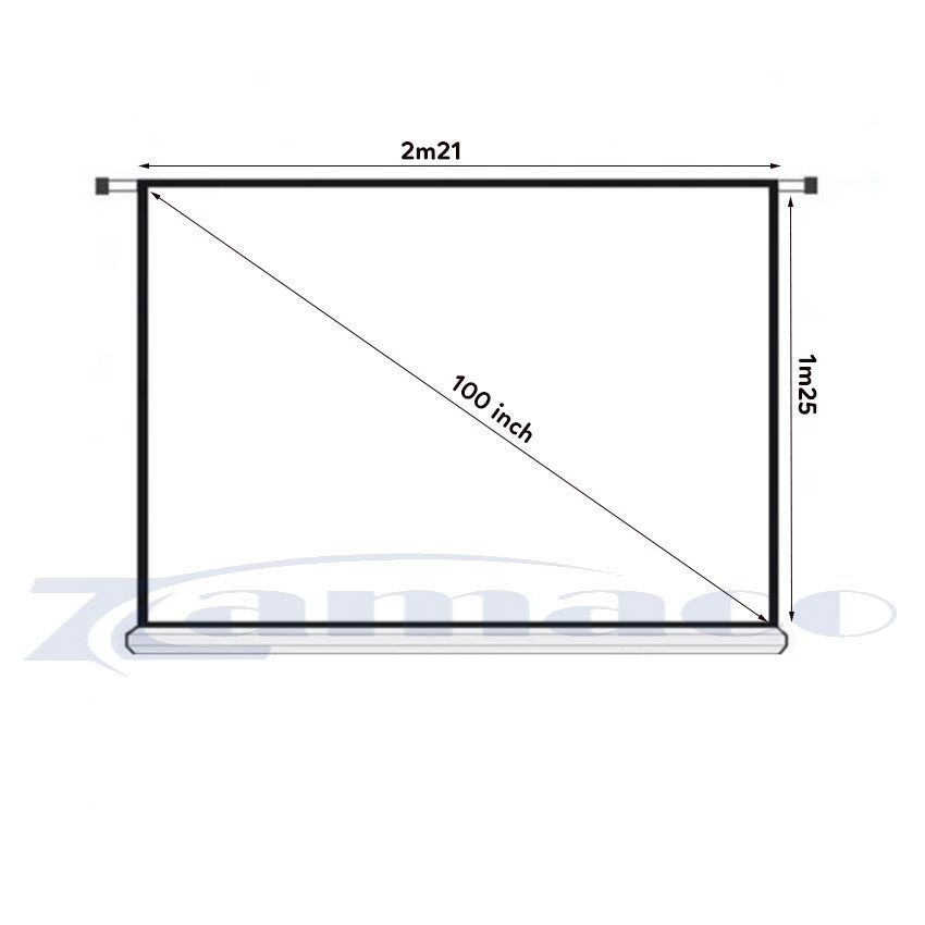 Màn chiếu điện Âm Trần Dalite 100in tỉ lệ 16:9