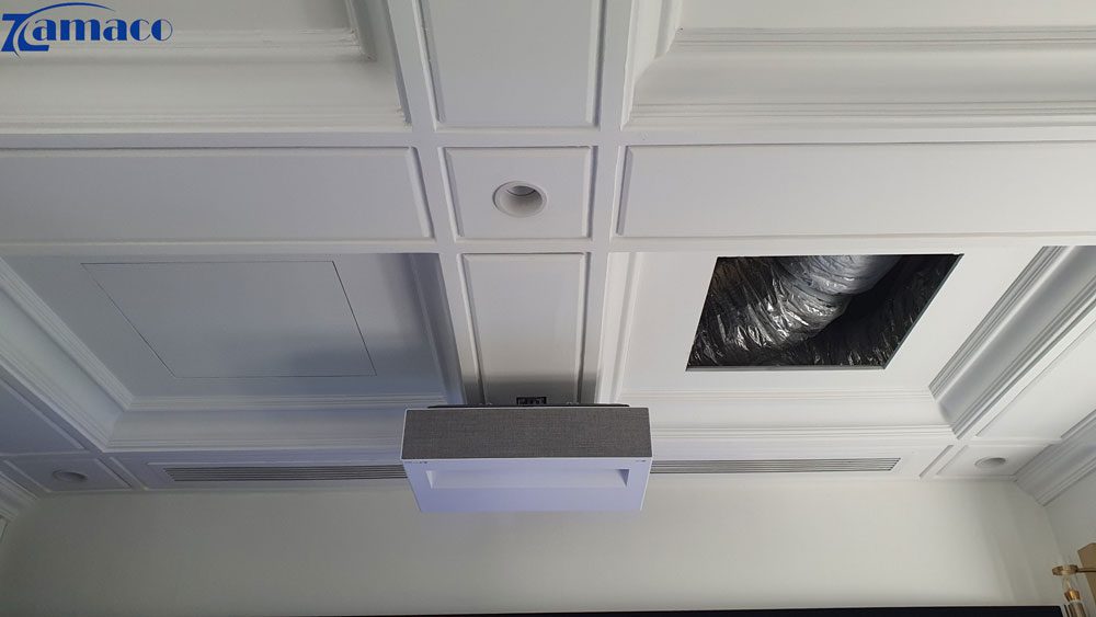 Dự án lắp đặt bộ máy chiếu xem phim LG 4K cho Anh Thiện Quận 2 du an anh thien q2 4