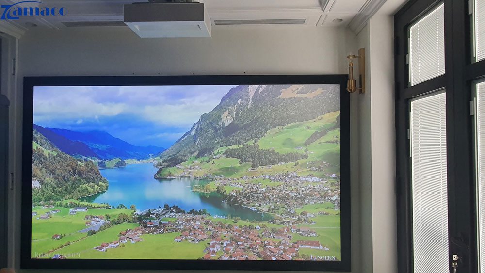 Dự án lắp đặt bộ máy chiếu xem phim LG 4K cho Anh Thiện Quận 2 du an anh thien q2