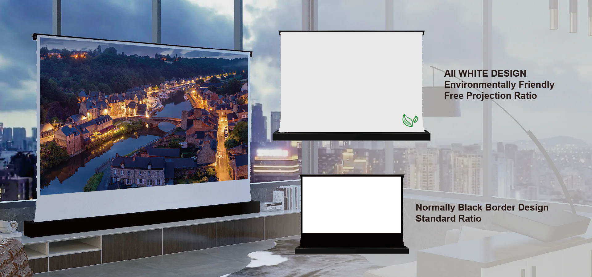 Màn chiếu điện để sàn VIVIDSTORM S White Cinema VSDSTW92H 92 inch 16:9 Man chieu dien de san VIVIDSTORM S White Cinema VWSDSTW100H 100 inch 16 9 f 03
