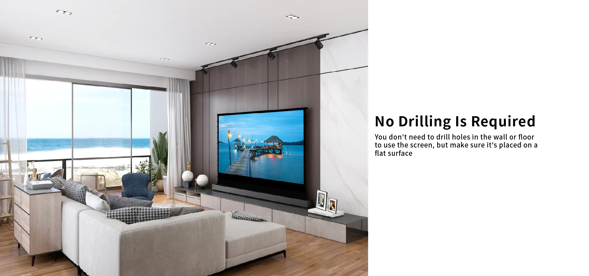 Màn chiếu điện để sàn VIVIDSTORM S White Cinema VSDSTW92H 92 inch 16:9 Man chieu dien de san VIVIDSTORM S White Cinema VWSDSTW100H 100 inch 16 9 f 07