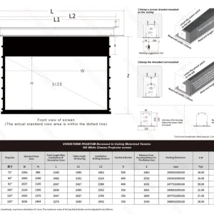 Màn chiếu âm trần VIVIDSTORM VPCLW120H 120 Inch (16:9) man chieu am tran vividstorm vpclw120h 120 inch 4 2 600x517 1