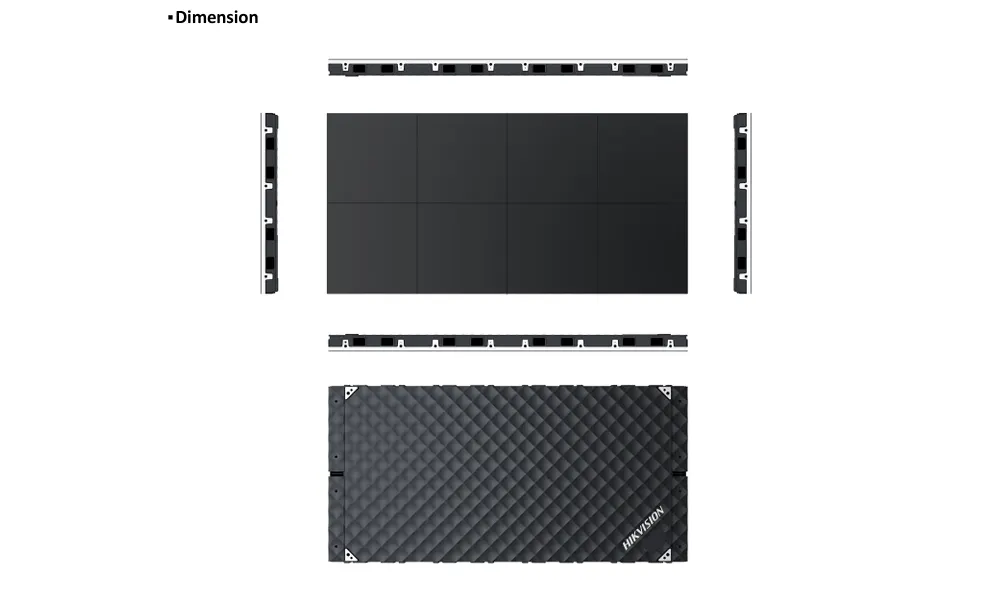 Màn hình LED trong nhà Hikvision DS-D4015CF-1F Kích thước của màn hình Led Hikvision DS-D4015CF-1F