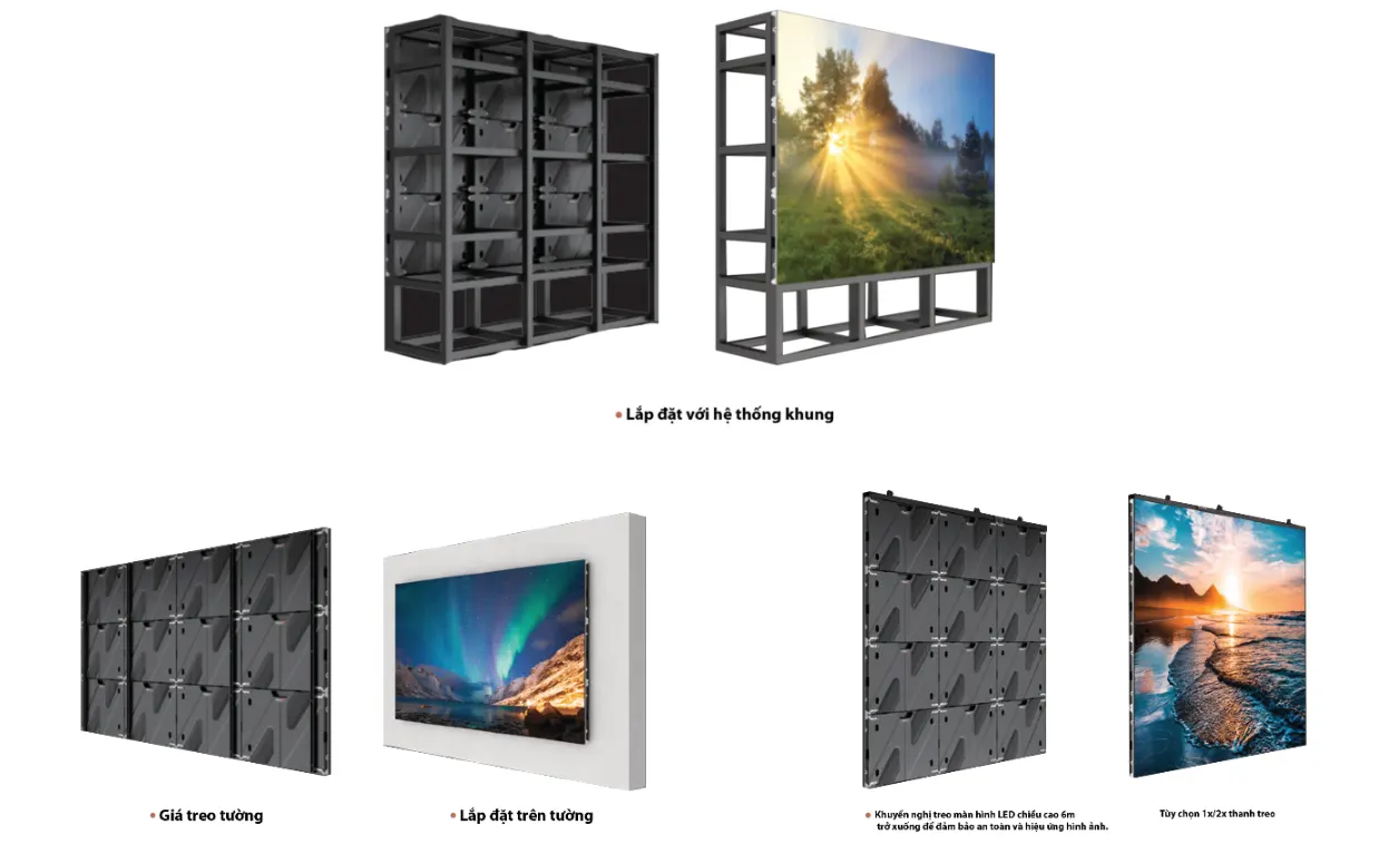 Màn hình LED trong nhà ABSEN CPN3 Giải Pháp Lắp Đặt Linh Hoạt và Tối Ưu Không Gian
