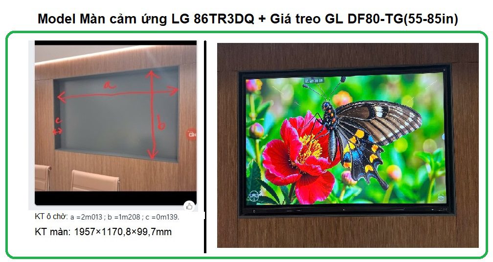 Hình ảnh thi công và hoàn thiện lắp đặt 86TR3DQ-B