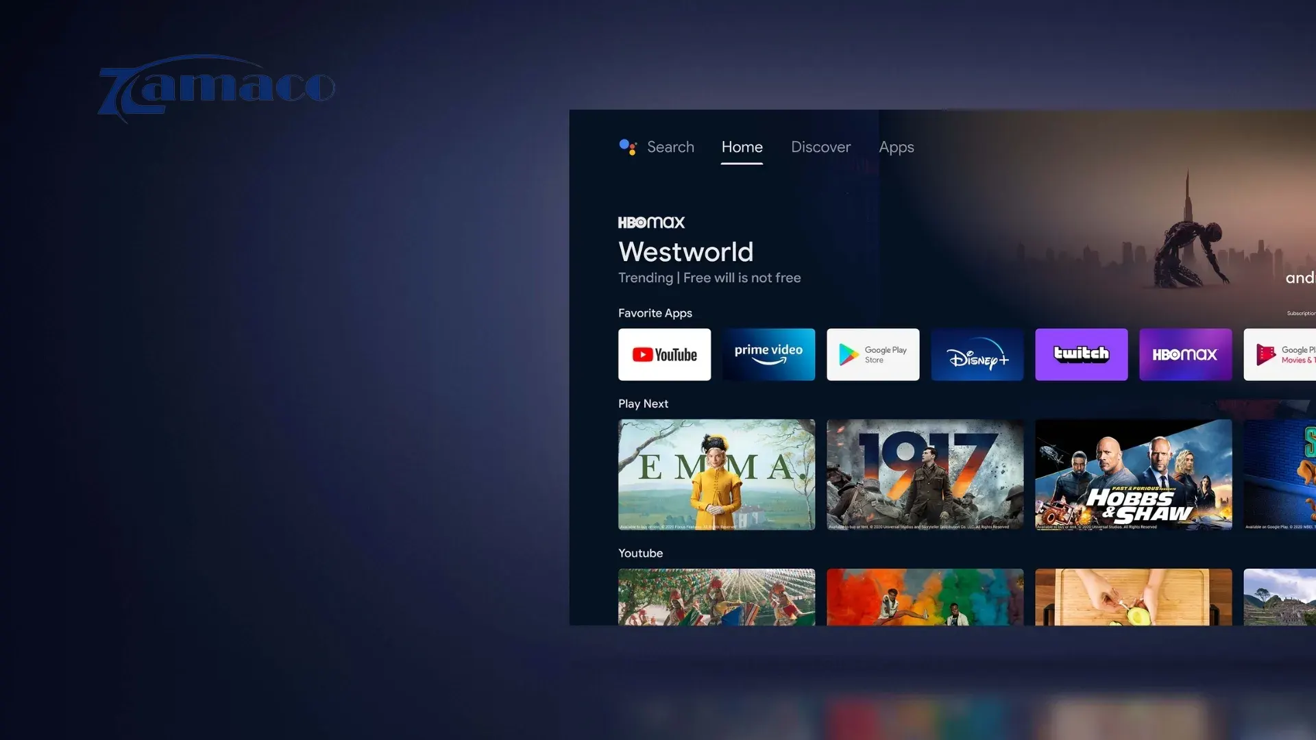 Máy chiếu 4K Hisense PX1-PRO Máy chiếu 4K Hisense PX1-PRO sử dụng nền tảng Android TV
