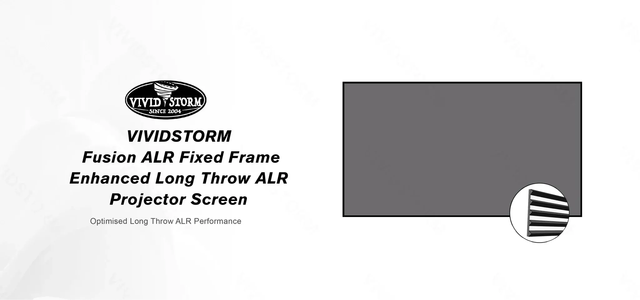 Màn chiếu quang học VIVIDSTORM Fusion VCVFFEHS100H 100 inch (16:9) – Chiếu xa mc2 15