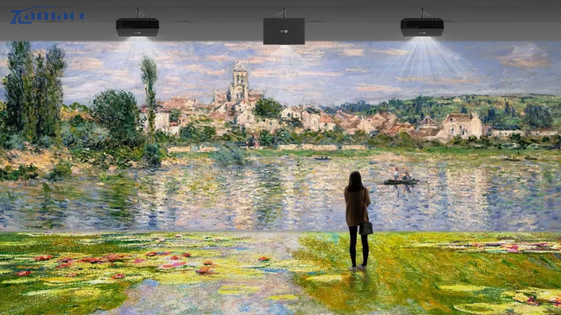 Độ phân giải 4K UHD thực cùng tỷ lệ tương phản ~3.000.000:1