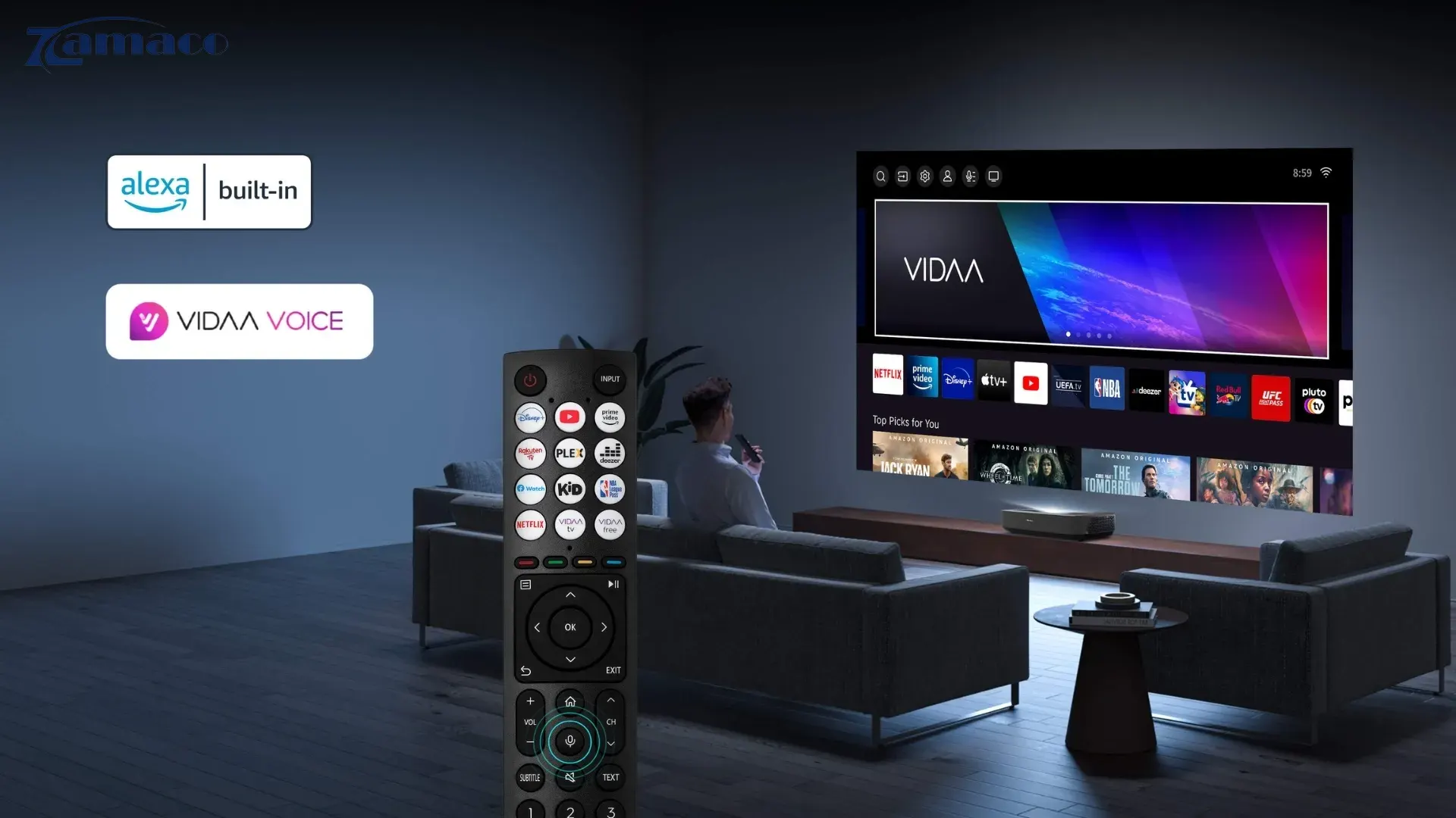 Hệ điều hành Google TV, chia sẻ dễ dàng