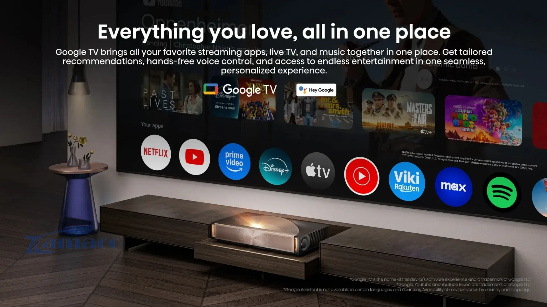 Tính năng thông minh Google TV đầy đủ