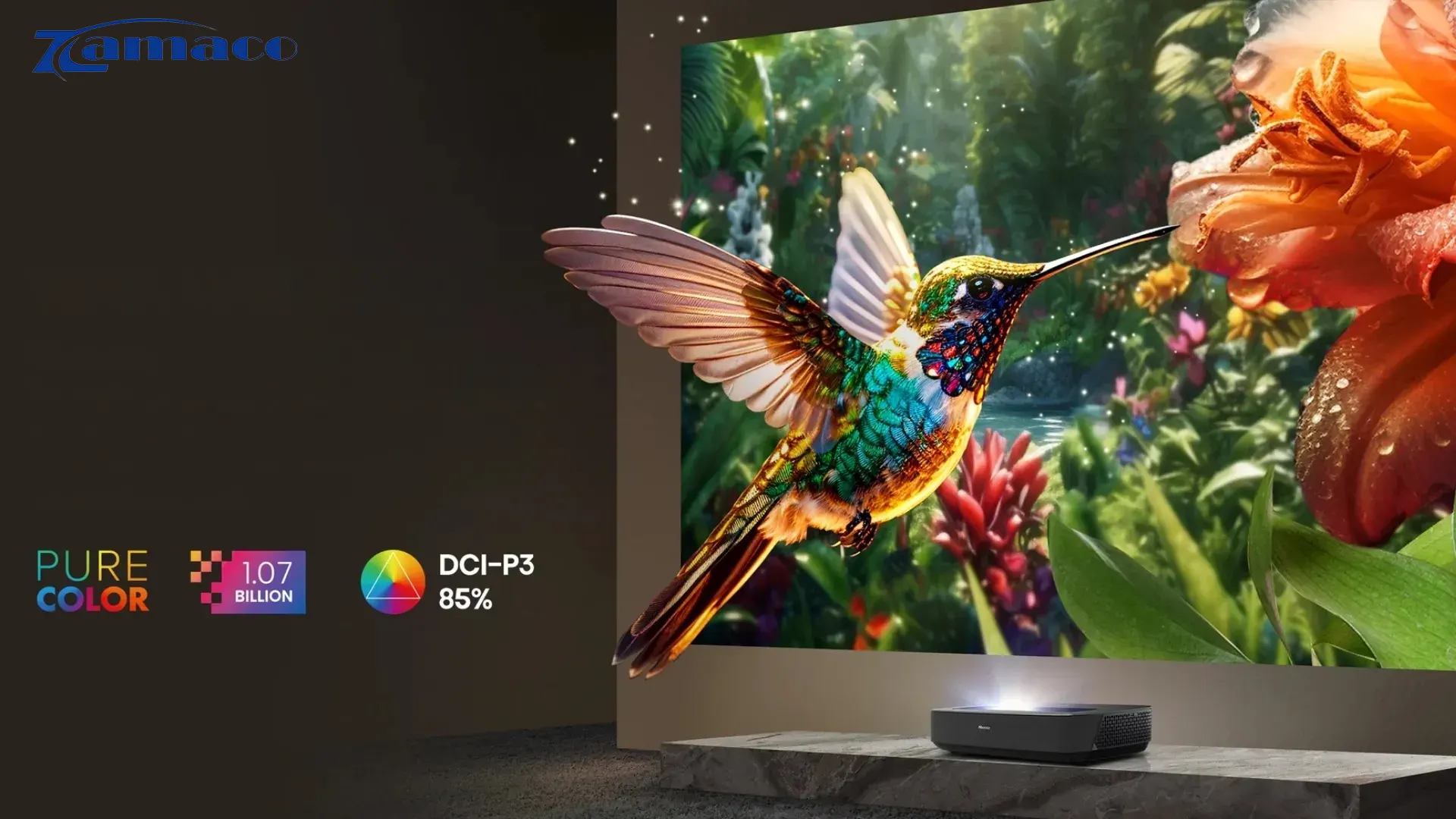 Máy chiếu 4K Hisense PL2 Hình ảnh 4K siêu nét với HDR cao cấp