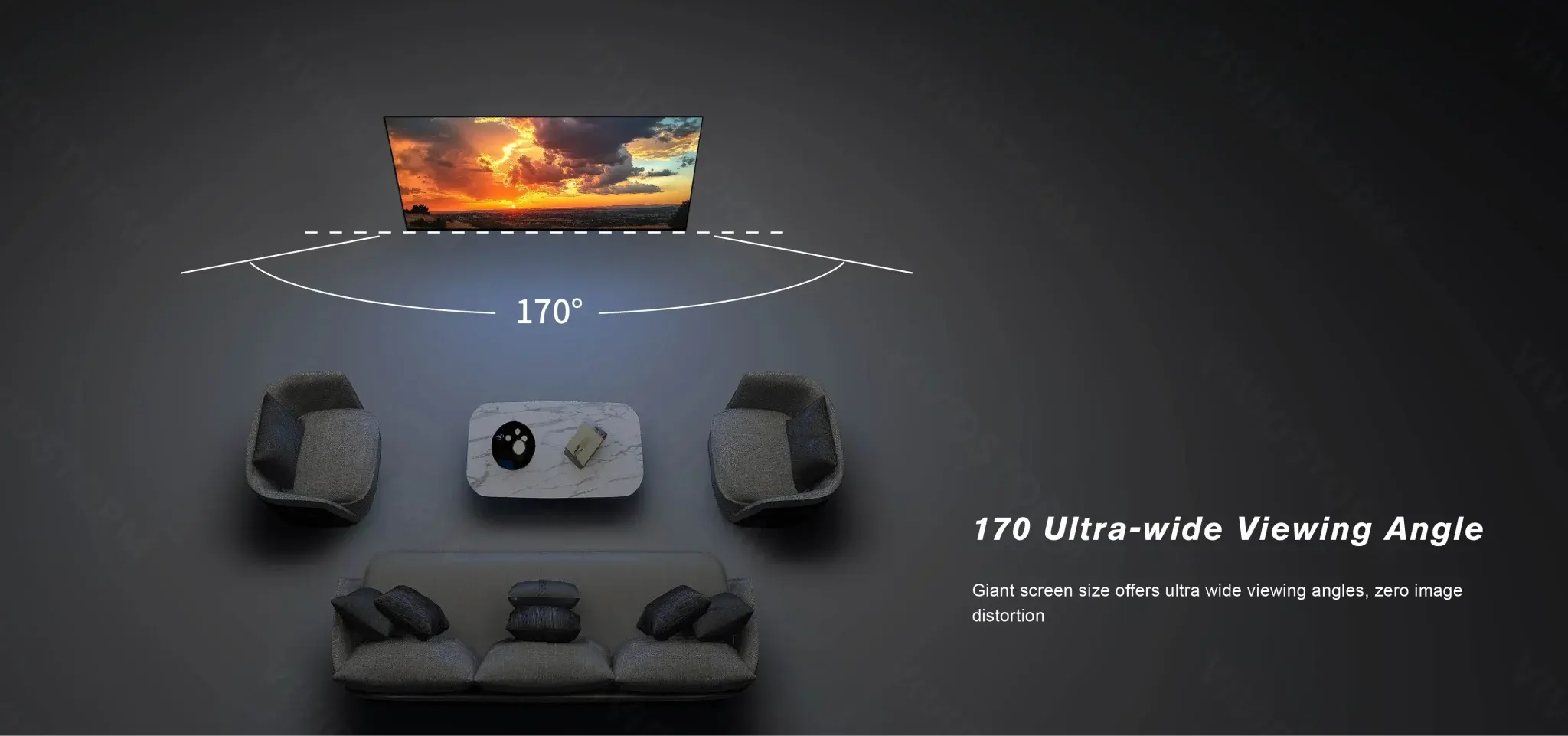 Màn chiếu quang học VIVIDSTORM Fusion VCVFFEHS100H 100 inch (16:9) – Chiếu xa mc7 7