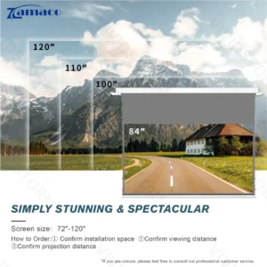 Màn chiếu âm trần quang học VIVIDSTORM VPCLALR92H 92 inch – Chiếu xa mca7 3