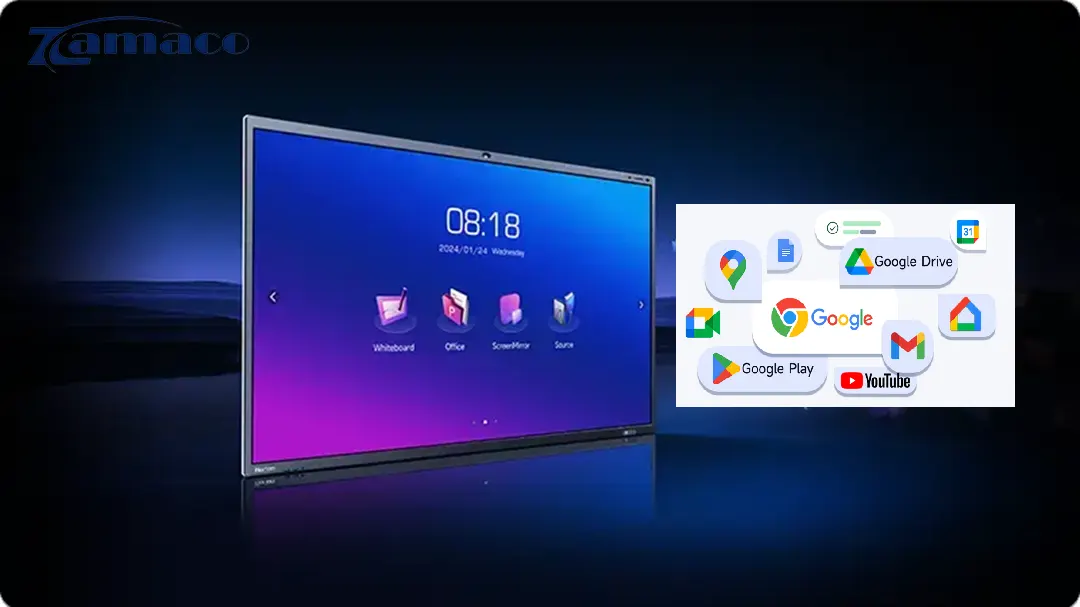 Màn hình tương tác Horion 75M6AProV2 Màn hình tương tác Horion 75M6AProV2 75 inch tích hợp Android, hỗ trợ Google Play và ứng dụng văn phòng cho giảng dạy và hội họp