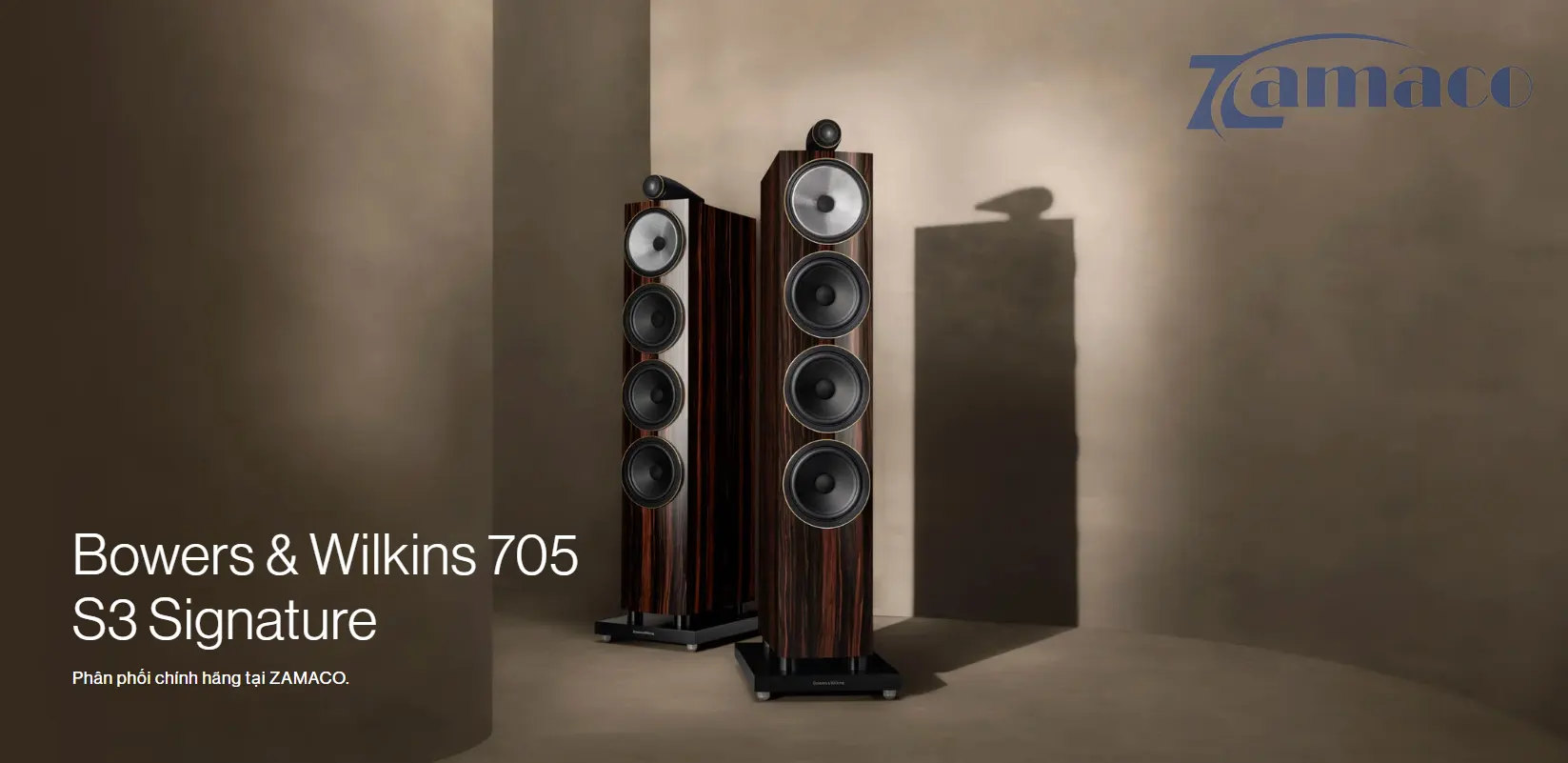 LOA KỆ BOWERS & WILKINS 705 S3 SIGNATURE Bowers & Wilkins 705 S3 Signature là mẫu loa bookshelf cao cấp thuộc 700 Series Signature, được tinh chỉnh kỹ lưỡng nhằm mang đến chất âm chi tiết