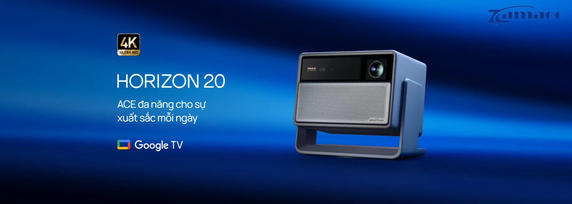 Máy Chiếu XGIMI HORIZON 20 Máy chiếu XGIMI TITAN sở hữu thiết kế cao cấp, công nghệ trình chiếu 4K mạnh mẽ, mang đến trải nghiệm hình ảnh điện ảnh đỉnh cao cho rạp phim tại gia.