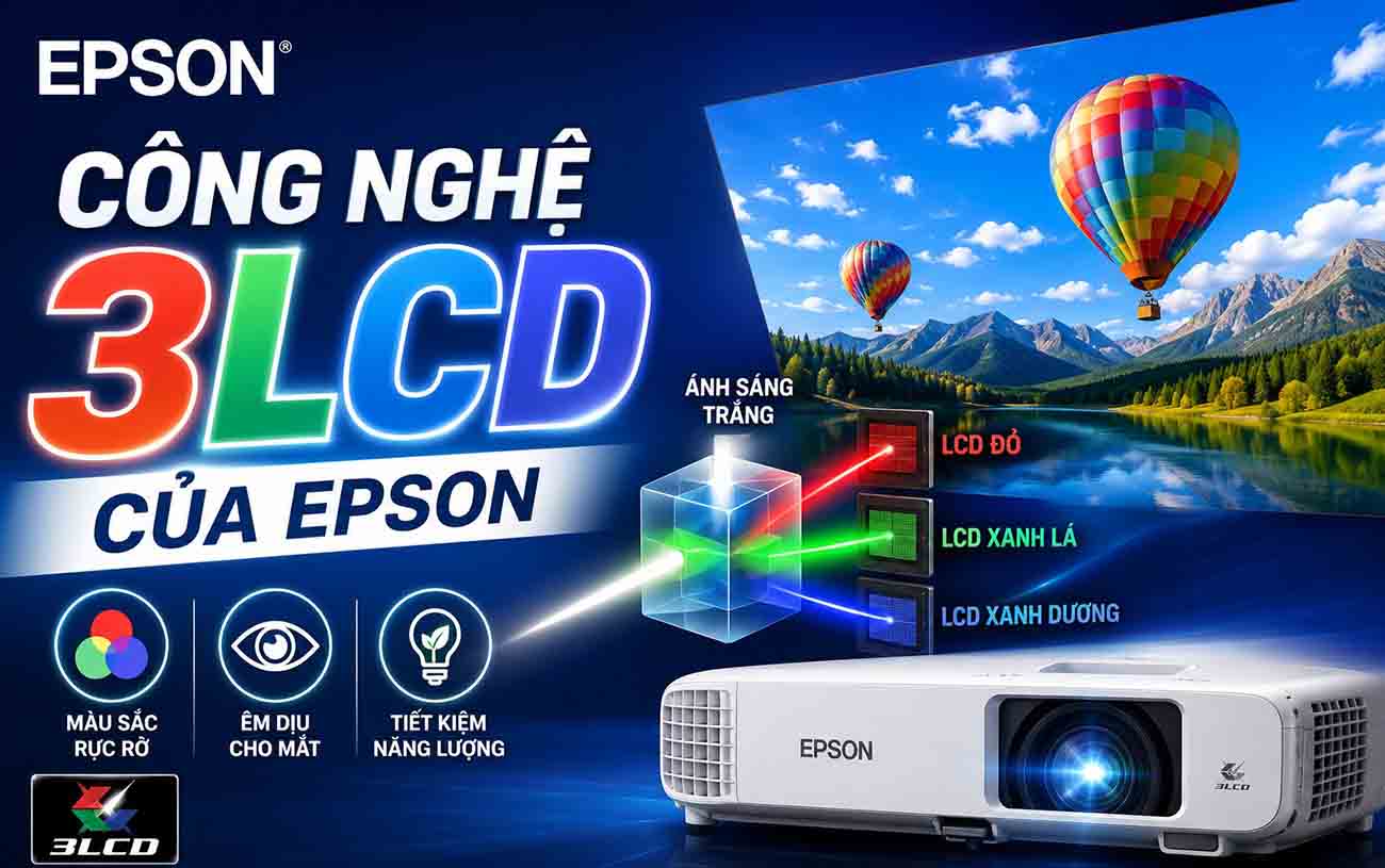 Công nghệ 3LCD của Epson