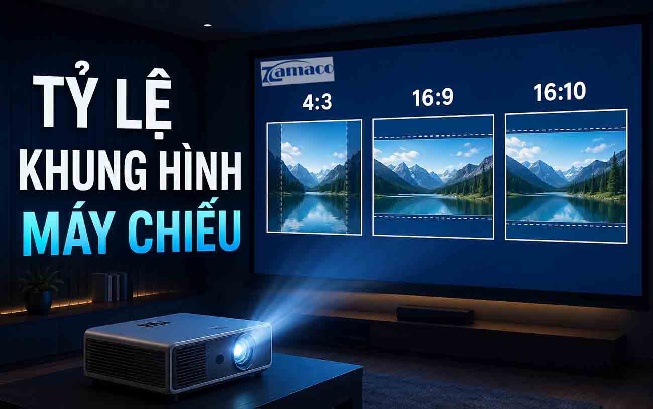 Tỷ Lệ Khung Hình Máy Chiếu: Chọn 4:3, 16:9 Hay 16:10? Tỷ lệ khung hình máy chiếu