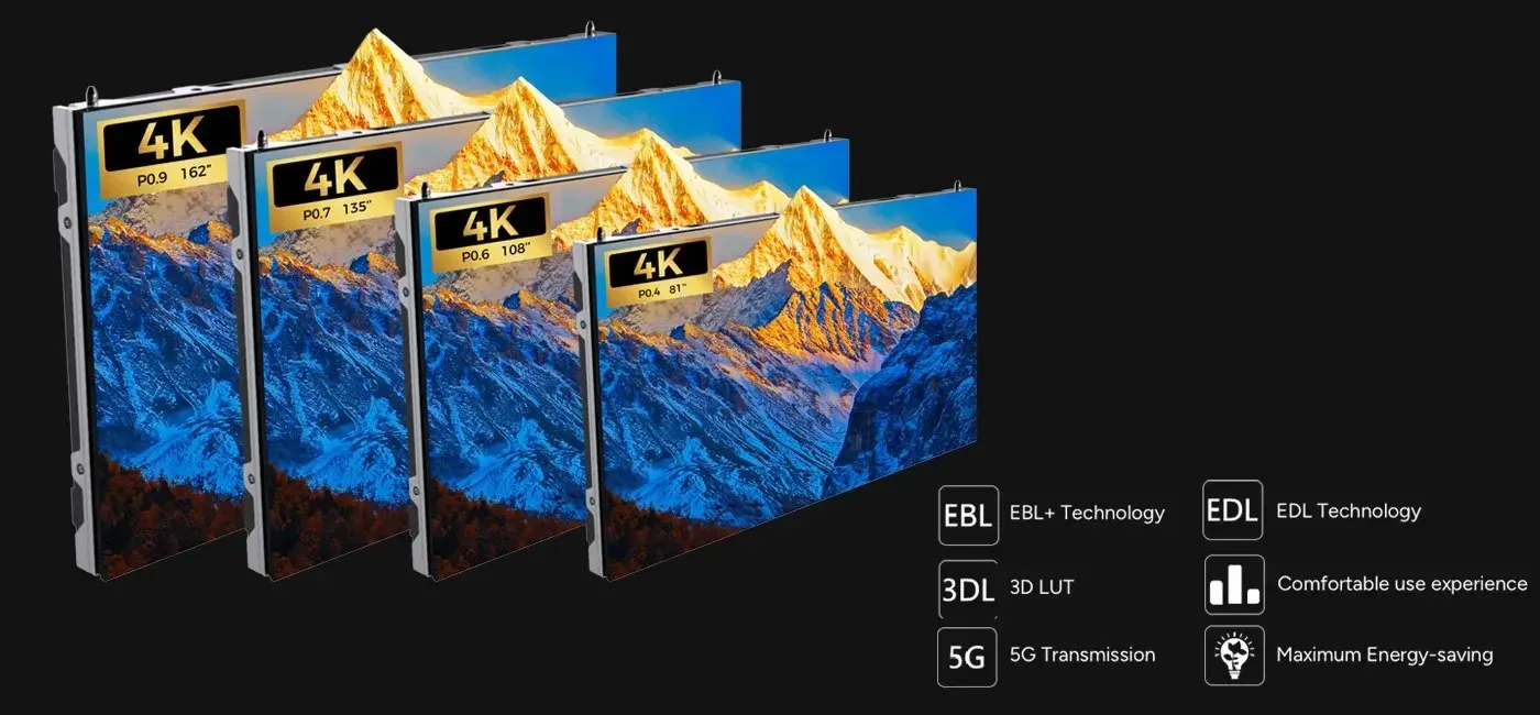 Màn hình LED Unilumin UMicro Màn hình điểm ảnh siêu nhỏ với chất lượng hình ảnh 4K tuyệt vời. Công nghệ độc đáo mang đến trải nghiệm người dùng chưa từng có.
