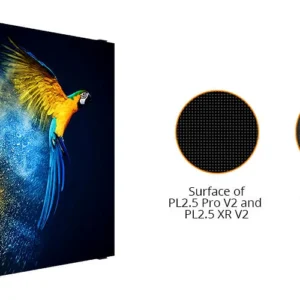 Bề mặt UltraBlack của Absen PL2.5 Pro V2 so với panel thường