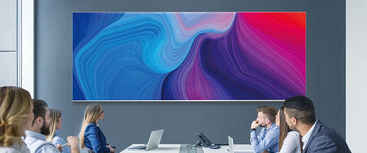 Màn hình LED All-in-One Absen X Ultrawide 21:9 Micro LED 151 / 178 / 205 inch Phòng họp dùng màn Absen X Ultrawide ánh sáng xanh thấp