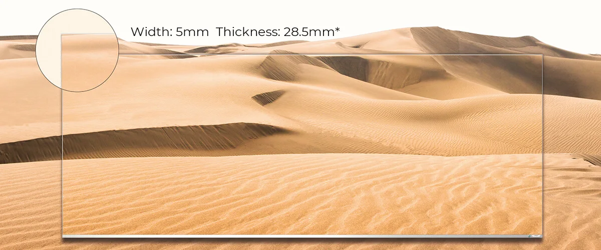 Màn hình LED All-in-One Absen X Ultrawide 21:9 Micro LED 151 / 178 / 205 inch Viền màn Absen X Ultrawide chỉ 5 mm