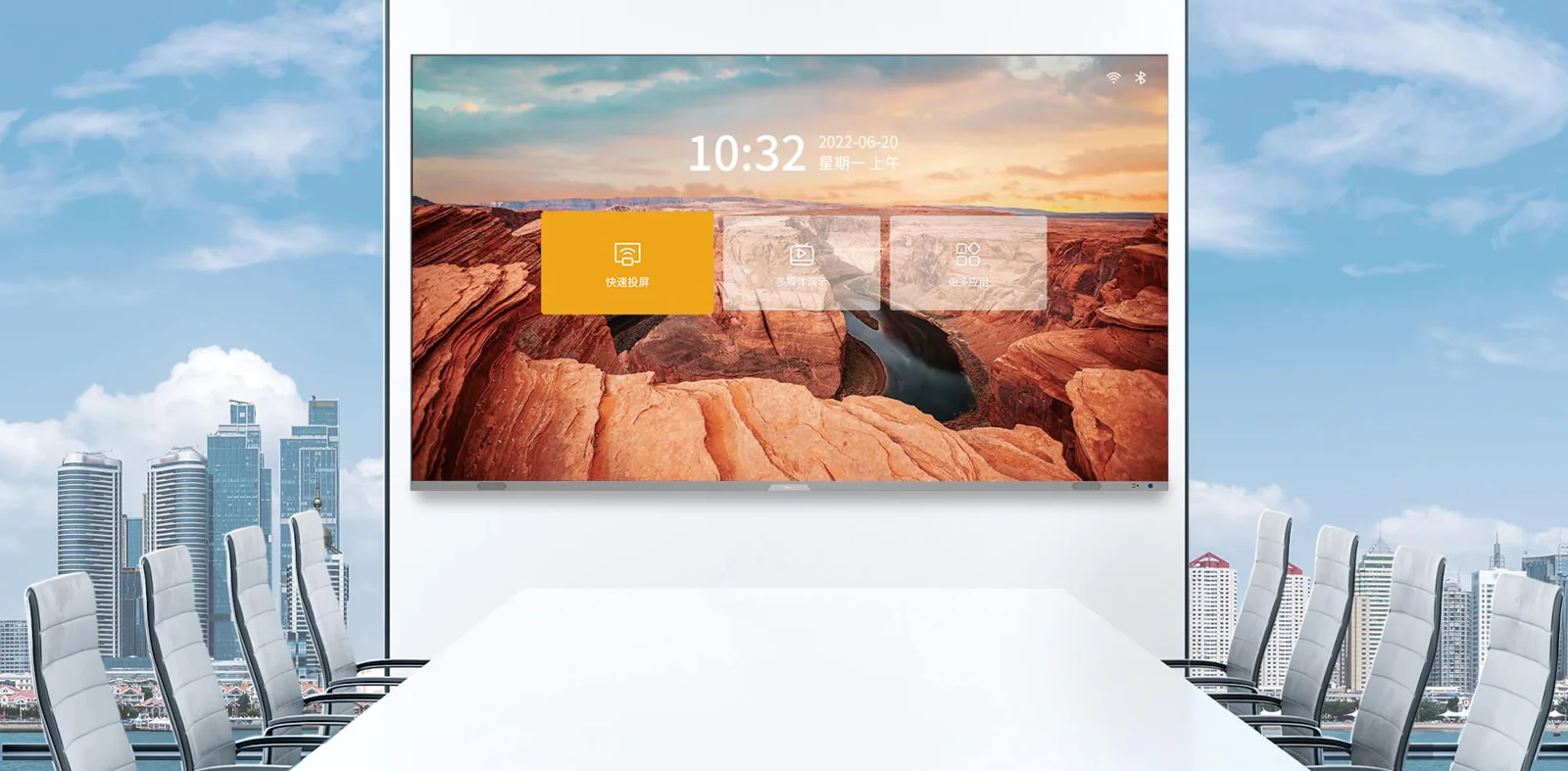 Màn hình LED All-in-One Absenicon X treo tường phòng họp