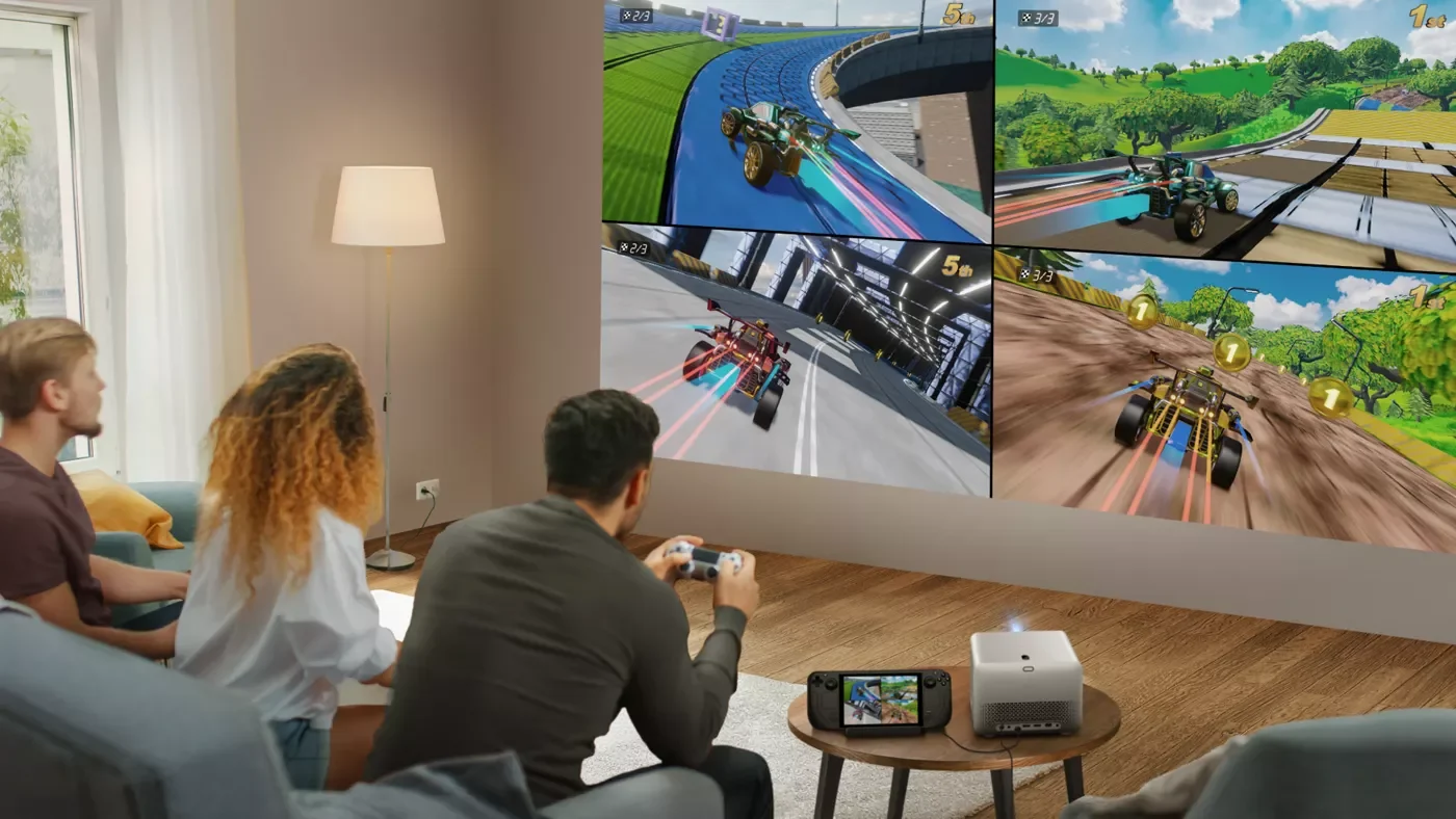 Chơi game nhóm trên màn hình 150 inch với BenQ TK705STi Chơi game nhóm trên màn hình 150 inch với BenQ TK705STi
