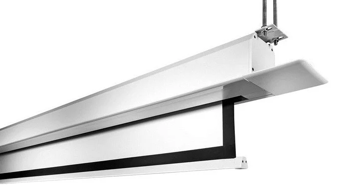 Màn chiếu âm trần Dalite CM-809EST tab-tension 80 inch 16:9 Hộp màn Dalite CM-809EST treo bằng ty ren, vải màn hạ xuống