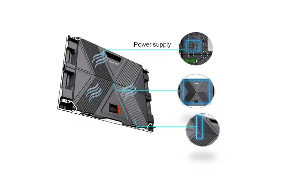 Màn hình LED LAMPRO LDAⅡ – thiết kế tản nhiệt