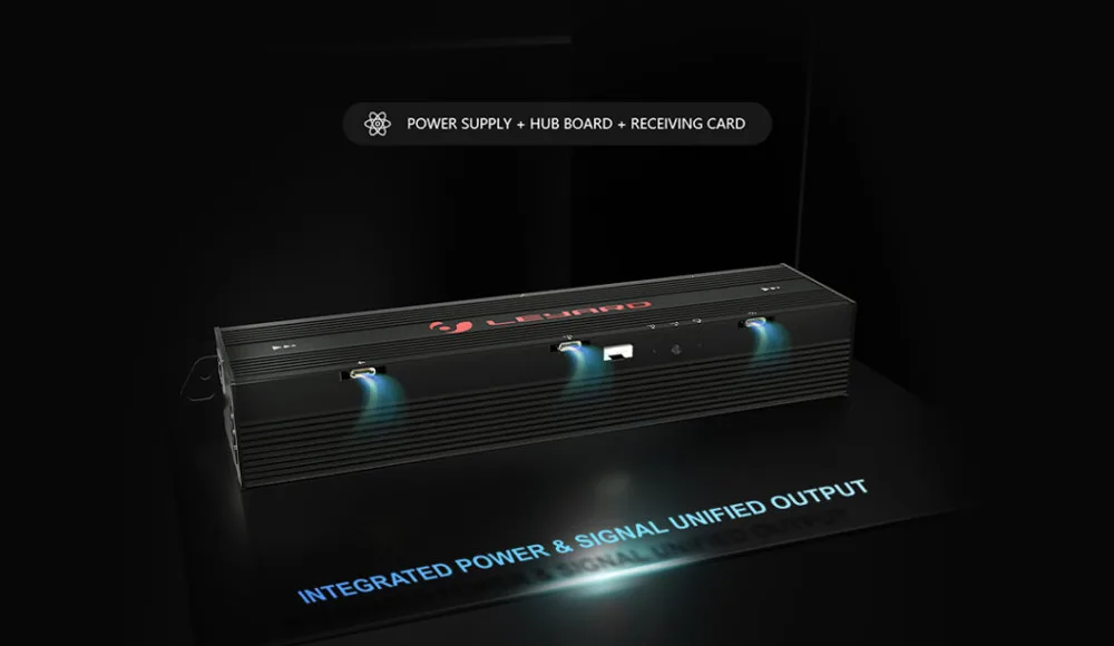 Màn hình LED Leyard MiniBox II (LCH II / LCH II Plus / Flex) fine pitch, cáp Type-C Bộ điều khiển thông minh M16 tích hợp nguồn, HUB và card thu của Leyard MiniBox II