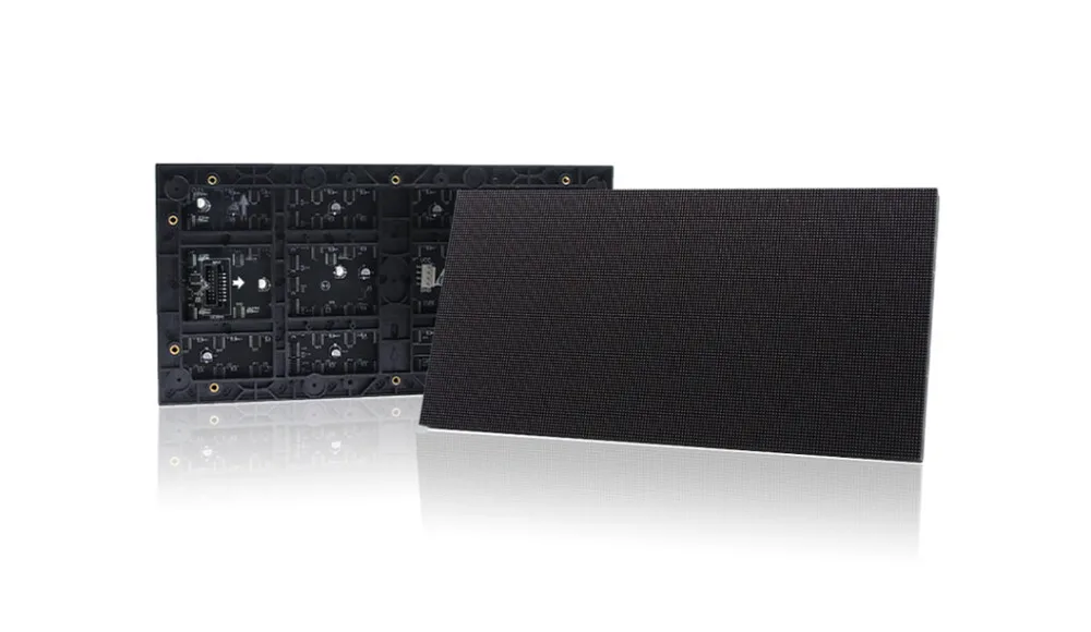 Màn hình LED Leyard SV-COB flip-chip COB, pitch 1.25 / 1.538 / 1.86 mm, tương phản 10.000:1 Mặt trước và mặt sau module Leyard SV-COB