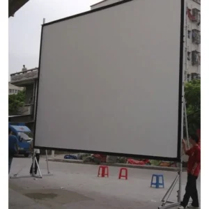 Màn chiếu khung chiếu trước và sau Dalite FR100 100 inch tỷ lệ 4:3 Màn chiếu khung Dalite cỡ lớn dựng ngoài trời