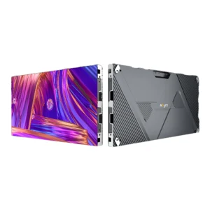 Màn hình LED Absen KLCOB V2 nền trắng, mặt trước và mặt sau cabinet