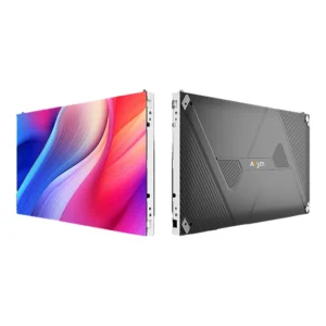 Màn hình LED Absen KLCOB V3 nền trắng, mặt trước và mặt sau cabinet