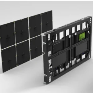 Màn hình LED QSTECH D27 Series Full Flip-Chip COB trong nhà pitch 0.7–1.5 mm Mặt sau cabinet màn hình LED QSTECH D27 với các module tháo rời