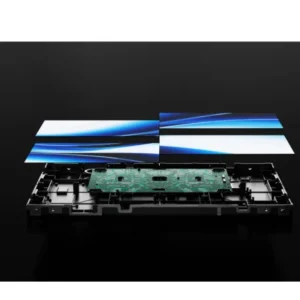 Màn hình LED QSTECH FX27 Series SMD trong nhà cabinet 16:9 siêu mỏng pitch 1.2–2.5 mm Thiết kế 3 trong 1 nguồn, card nhận và bo chuyển của màn hình LED QSTECH FX27