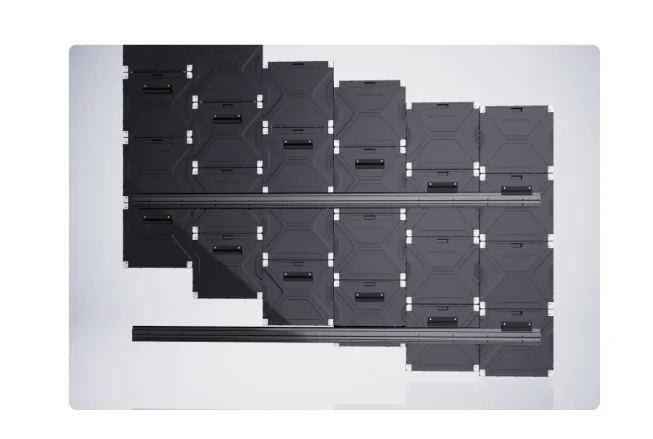 Màn hình LED QSTECH H31 Series SMD trong nhà cabinet 4:3 pitch 1.2–2.5 mm Ghép nhiều cabinet lớn của màn hình LED QSTECH H31