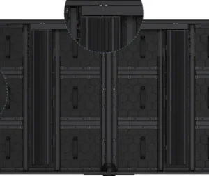 Màn hình LED sân vận động QSTECH SP72 Series biên sân, quét 15.000 Hz, IP66 Mặt sau cabinet màn hình LED QSTECH SP72