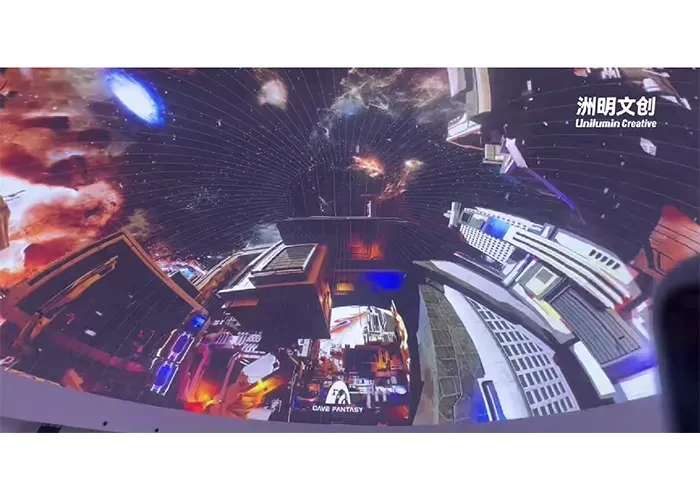 Nội dung trình chiếu trên màn hình LED mái vòm Unilumin U-Sphere Cinema Nội dung trình chiếu trên màn hình LED mái vòm Unilumin U-Sphere Cinema
