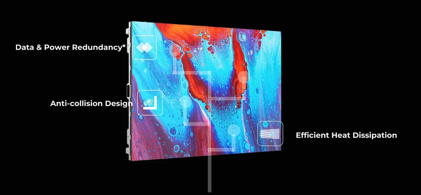 Cabinet Unilumin UDA II với dự phòng dữ liệu và nguồn, chống va chạm và tản nhiệt hiệu quả Cabinet Unilumin UDA II với dự phòng dữ liệu và nguồn, chống va chạm và tản nhiệt hiệu quả