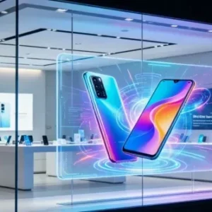 Màn hình LED trong suốt Unilumin Udesign SV Pro MIP Màn hình trong suốt Unilumin Udesign SV Pro trên cửa kính cửa hàng bán lẻ