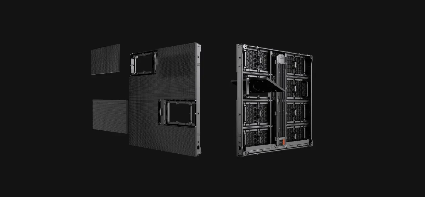 Bảo trì module mặt trước và mặt sau trên cabinet Unilumin Umate LM O Bảo trì module mặt trước và mặt sau trên cabinet Unilumin Umate LM O