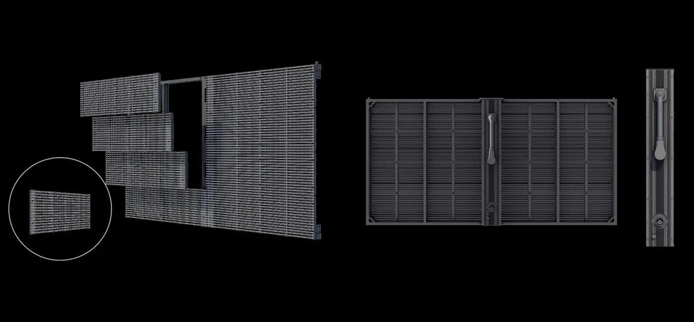 Cấu trúc module và cabinet tích hợp của Unilumin Umesh F-M Cấu trúc module và cabinet tích hợp của Unilumin Umesh F-M