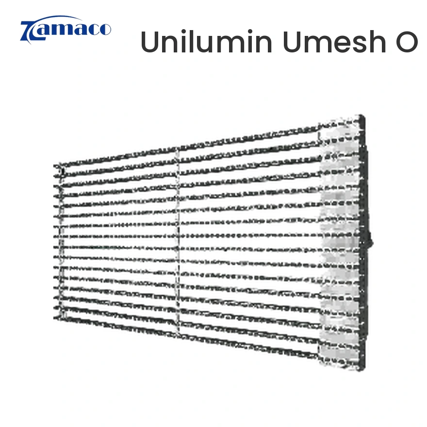 Cabinet màn hình LED lưới ngoài trời Unilumin Umesh O dạng thanh trong suốt Cabinet màn hình LED lưới ngoài trời Unilumin Umesh O dạng thanh trong suốt