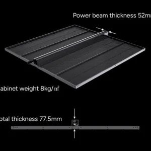Màn hình LED trong suốt Unilumin Umesh UVF cho vách kính Cabinet Unilumin Umesh UVF nặng 8kg/m2 dày 77,5mm