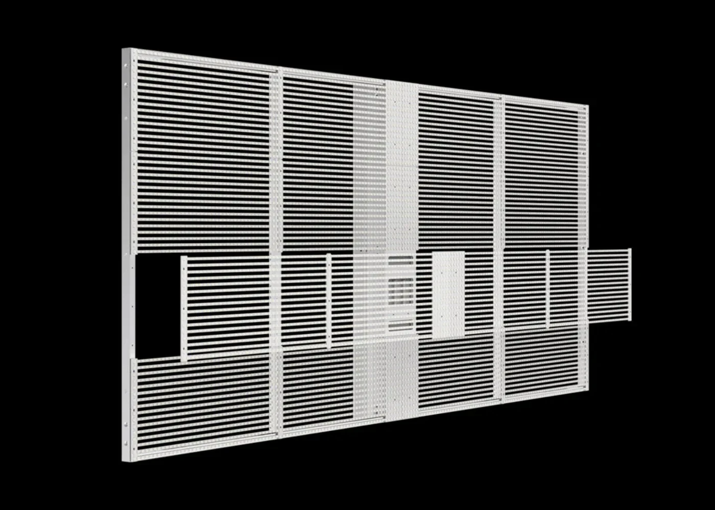 Khung cabinet nhôm của màn hình Unilumin Umesh UVF Khung cabinet nhôm của màn hình Unilumin Umesh UVF